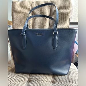 Kate Spade On Purpose Saffiano Leather Zip Top Tote